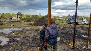 Заказать монтаж винтовых свай в Каменск-Шахтинский - цена под ключ с доставкой от 1885 шт