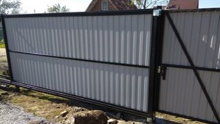 Купить сваи для ворот в Каменск-Шахтинский. Заказать ворота на сваях под ключ от 21987 руб